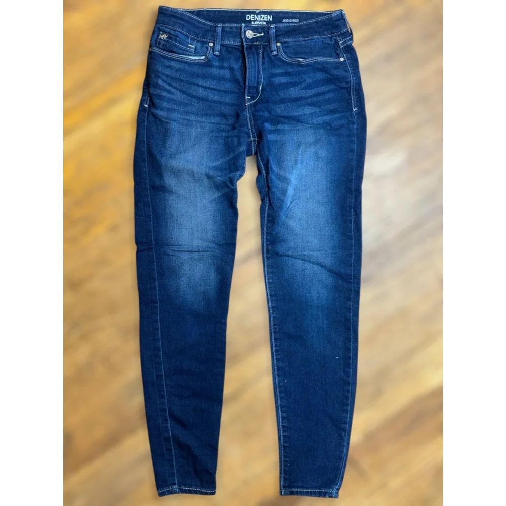 Denizen from Levi's Juniors Size 7 Waist 28 High Rise Super Skinny Jeggings Chic - Picture 2 of 15